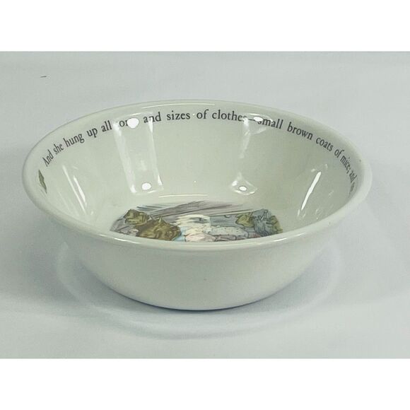 Wedgewood Beatrix Potter Peter Rabbit Mrs Tiggy Winkle Bowl - Picture 6 of 7